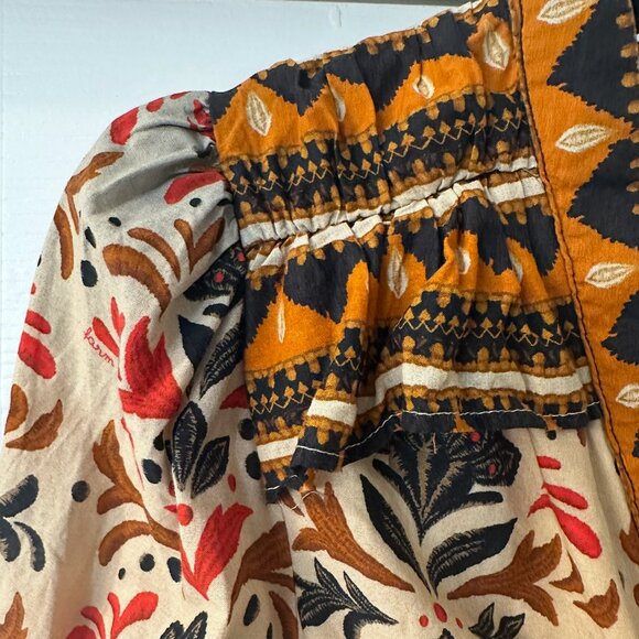 FARM Rio Long-Sleeve V-Neck Printed Blouse - Picture 7 of 9